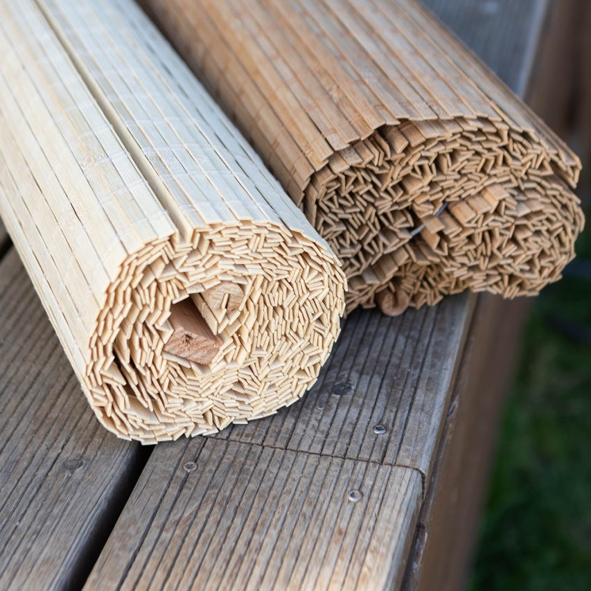 Auvent en bambou pour pergola - Naturel