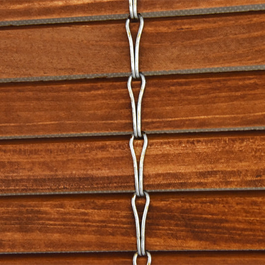 Store enrouleur en bois pour pergola - Cerisier