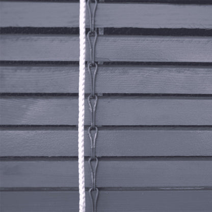 Store enrouleur en bois pour pergola - Gris