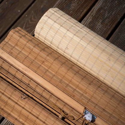 Auvent en bambou pour pergola - Brun clair