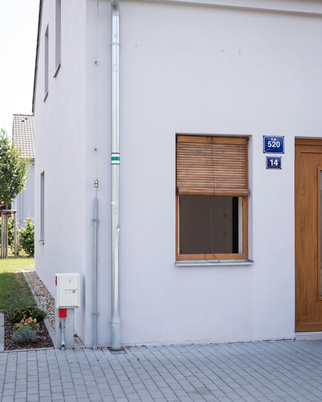 Store extérieur pour fenêtres en bois - Brun