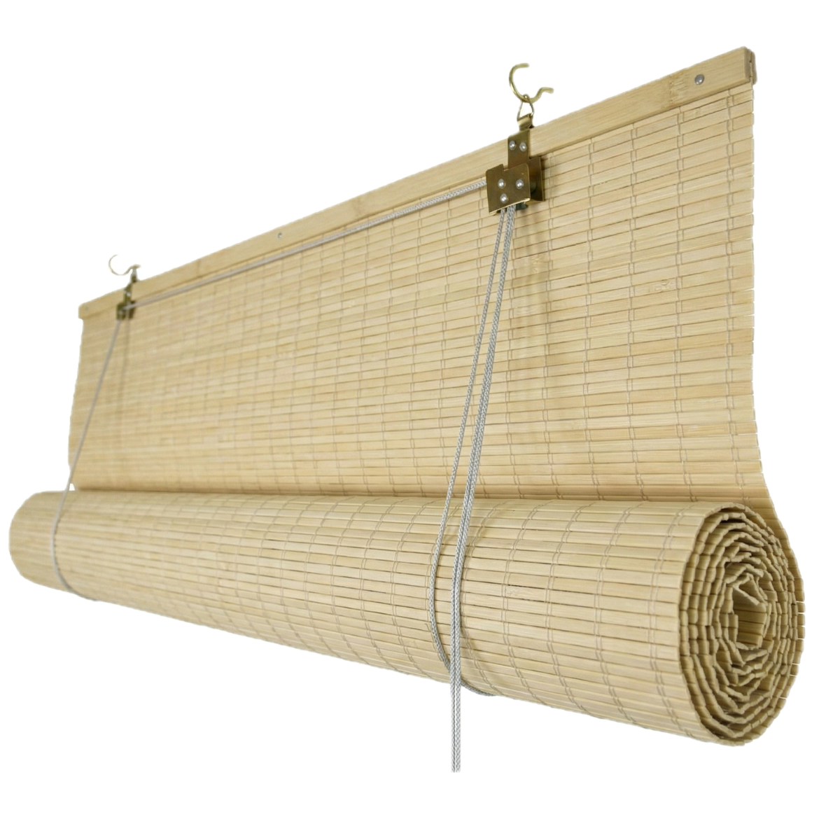 Store enrouleur occultant en bambou - Naturel