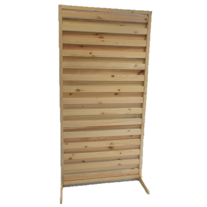 Paravent extérieur autoportant Gén. 1 - Bois naturel